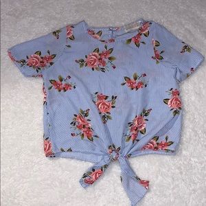 Girl’s Floral Shirt